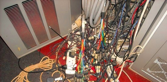 Cable mess