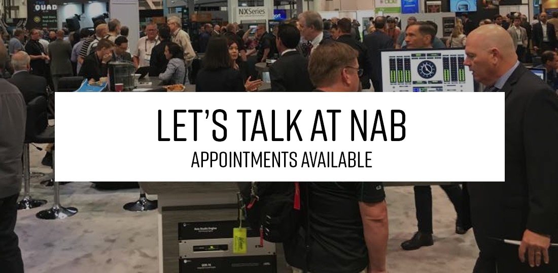 Book an Appointment at NAB 2018