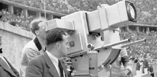 Television Cannon at 1936 Olympics